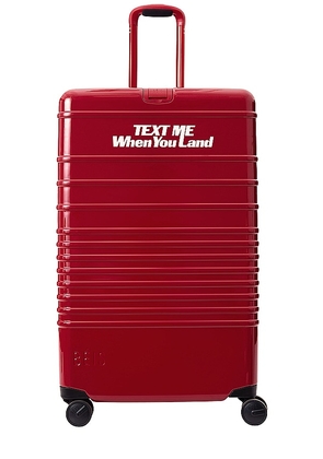 BEIS The Large Check-in Roller in Red.