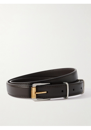The Row - Leather Belt - Brown - x small,small,medium,large,x large