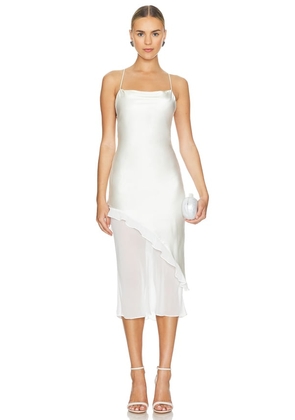 Amanda Uprichard Luciana Dress in Ivory. Size L, S, XL.