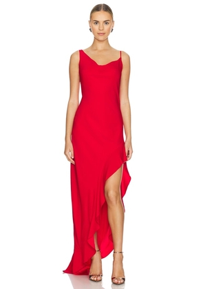 Azeeza Daphne Gown in Red. Size L, S, XS.