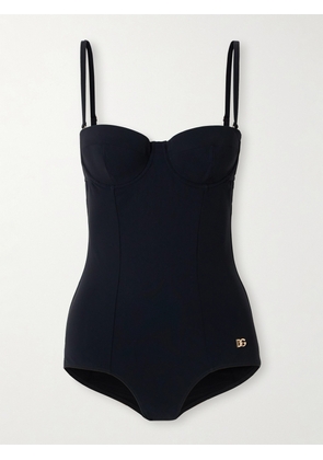 Dolce & Gabbana - Cutout Underwired Swimsuit - Black - 1,2,3,4,5