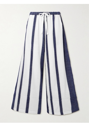 lemlem - Desta Striped Cotton Pants - Blue - x small,small,medium,large