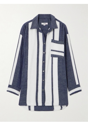lemlem - Mariam Striped Cotton Shirt - Blue - x small,small,medium,large