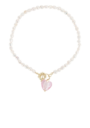 petit moments Lisa Necklace in Pink.