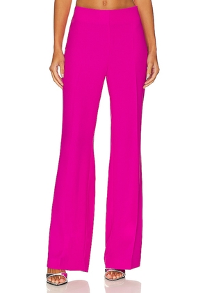 Rozie Corsets Flared Pants in Fuchsia. Size 36/S, 40/L.