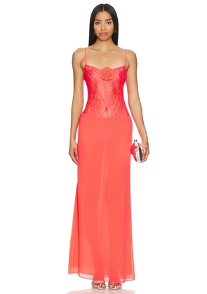 Lovers and Friends Chana Gown in Pink. Size M, S, XL, XS, XXS.