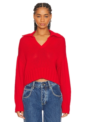 SABLYN Julie Sweater in Red. Size XS.