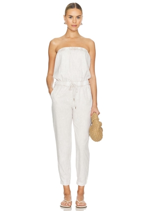 Young, Fabulous & Broke Reeve Jumpsuit in Neutral. Size M, XS.