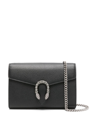 Gucci mini Dionysus leather clutch bag - Black