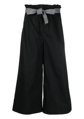PINKO belted wide-leg trousers - Black