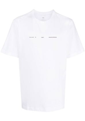 OAMC graphic-print cotton T-shirt - White