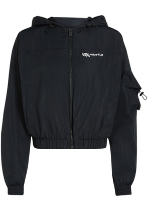 Karl Lagerfeld Jeans Utility zip-up jacket - Black