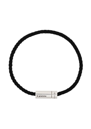 Le Gramme Le 7g polished cable bracelet - Black