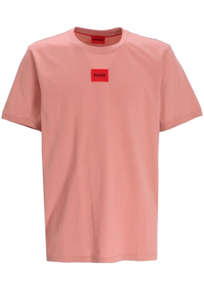 HUGO Diragolino cotton T-shirt - Pink