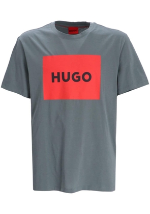 HUGO Dulive cotton T-shirt - Grey