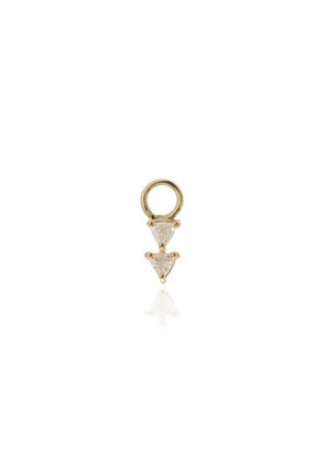Lizzie Mandler Fine Jewelry 18kt gold diamond earring charm