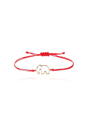 Yvonne Léon Elephant tie bracelet - Red