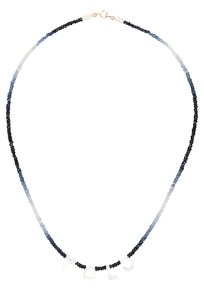 Roxanne First YOLO beaded necklace - Blue