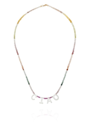 Roxanne First Ciao rainbow-sapphire necklace - Red
