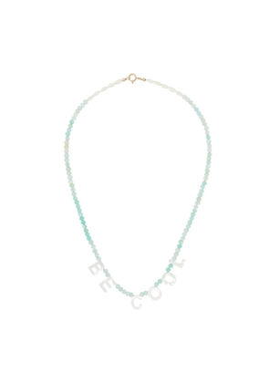 Roxanne First 'Be Cool' beaded necklace - Blue