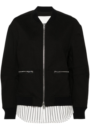 3.1 Phillip Lim layered bomber jacket - Black
