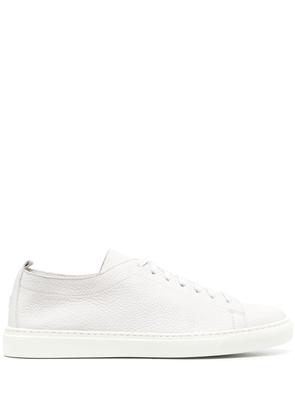 Henderson Baracco grained-texture low-top sneakers - White