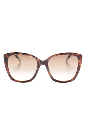 Missoni tortoiseshell-effect cat-eye sunglasses - Brown