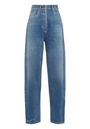 Prada high-rise straight-leg jeans - Blue