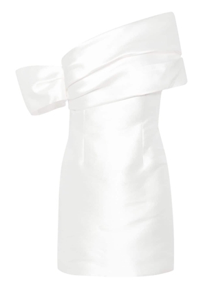 Solace London Edda off-shoulder minidress - White