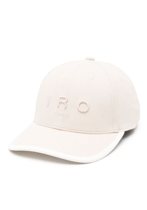 IRO logo-embroidered cotton baseball cap - Neutrals