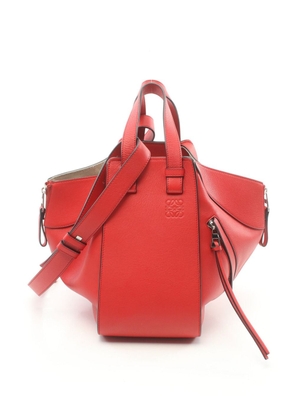 Loewe Pre-Owned 2020s small Hammock two-way handbag - Red
