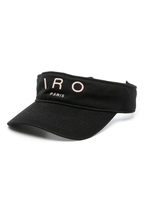 IRO logo-embroidered cotton visor - Black