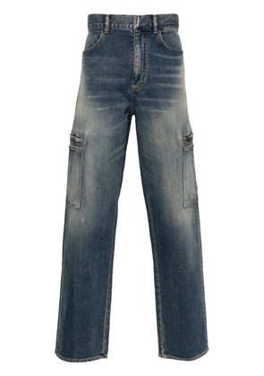 Givenchy straight-leg cargo jeans - Blue