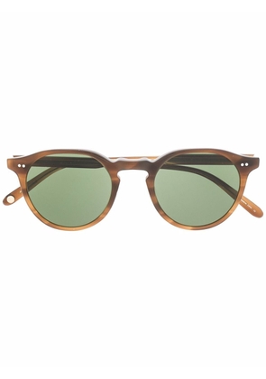 Garrett Leight Royce round frame sunglasses - Brown