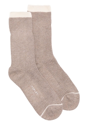 Varley ribbed knit socks - Neutrals