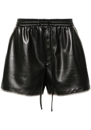 Nanushka Okobor faux-leather shorts - Black