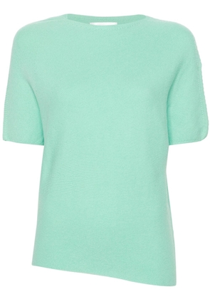 Christian Wijnants Klanni asymmetric knitted T-shirt - Green