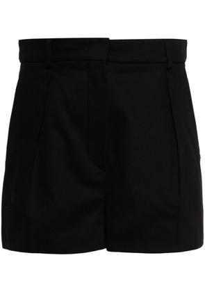 Sportmax twill pleated shorts - Black