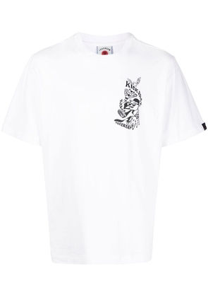 ICECREAM logo-print short-sleeved T-shirt - White