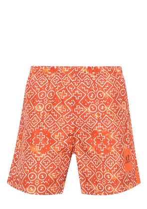 C.P. Company baja-print swim shorts - Orange