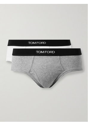 TOM FORD - Two-Pack Stretch-Cotton Briefs - Men - Multi - S