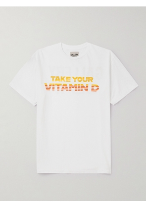 Gallery Dept. - Vitamin D Logo-Print Cotton-Jersey T-Shirt - Men - White - S