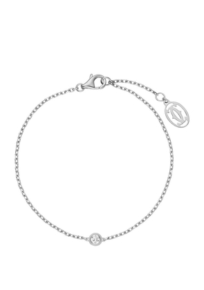 Cartier Extra-Small White Gold And Diamond Cartier D'Amour Bracelet
