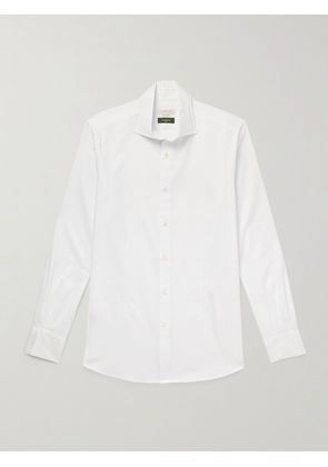 Incotex - Slim-Fit Cotton Oxford Shirt - Men - White - EU 37