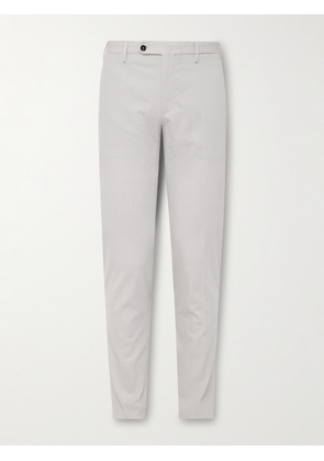 Incotex - Venezia 1951 Slim-Fit Pinstriped Cotton-Blend Seersucker Trousers - Men - Gray - IT 44