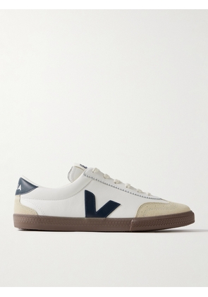 Veja - Volley Suede-Trimmed O.T. Leather Sneakers - Men - White - EU 40