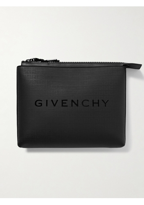 Givenchy - Logo-Print Coated-Canvas Pouch - Men - Black