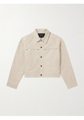 Entire Studios - Workwear Cropped Cotton-Canvas Jacket - Men - White - M