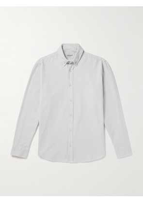 Carhartt WIP - Bolton Button-Down Collar Logo-Embroidered Cotton Oxford Shirt - Men - Gray - S