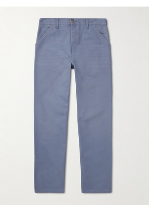 Carhartt WIP - Single Knee Straight-Leg Organic Cotton-Canvas Trousers - Men - Blue - UK/US 30